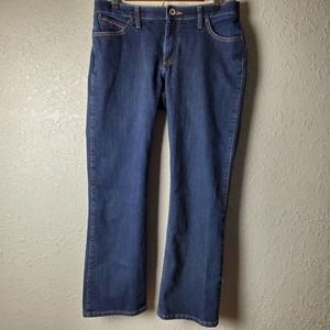 WRANGLER DARK DYNASTY RIDING Q-BABY JEANS Sz 11/12